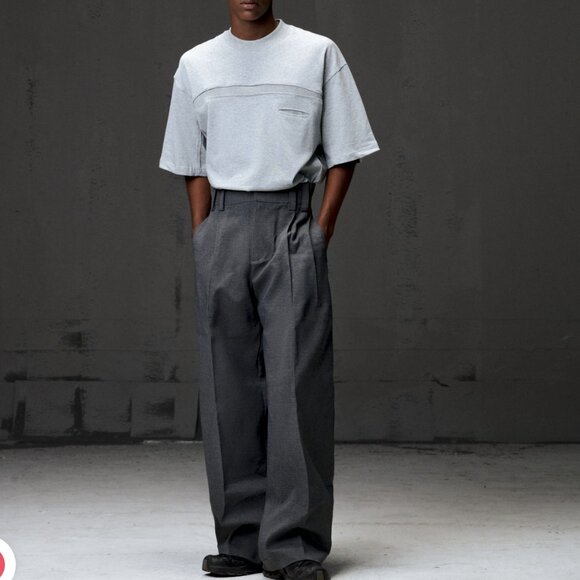 Mens XS Black Boxy Tee - Picture 2 of 5